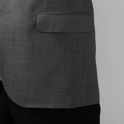 ウールシルクホップサック　２Ｂブレザージャケット　ｕｔｉｌｉｔｙ