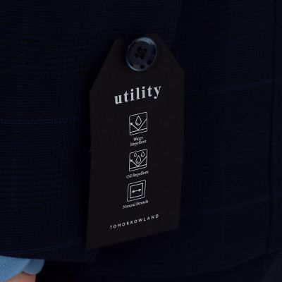コットンロイヤルオックスフォード　２Ｂテーラードジャケット　ｕｔｉｌｉｔｙ