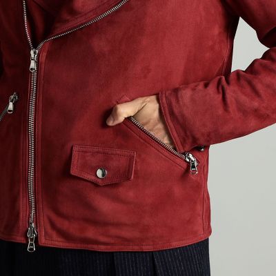 別注】DENIM×TOMORROWLAND ゴートスエード ダブル
