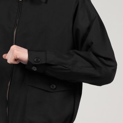 シルク　ジップアップブルゾン