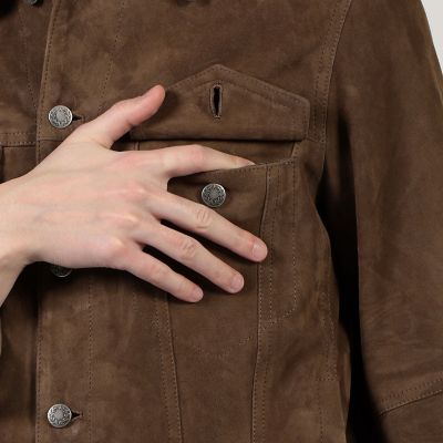 【別注】ＥＭＭＥＴＩ　ラムスエード　トラッカージャケット