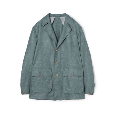 TOMORROWLAND (Men)/トゥモローランド バンブーシルクコットン　サファリジャケット　ＨＡＶＡＮＡ　ＤＯＲＭＥＵＩＬ