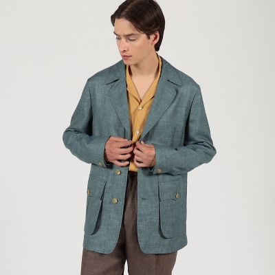 バンブーシルクコットン　サファリジャケット　ＨＡＶＡＮＡ　ＤＯＲＭＥＵＩＬ