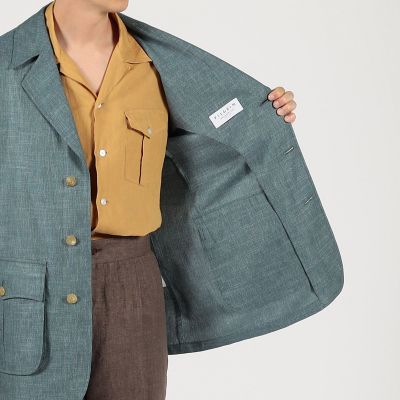 バンブーシルクコットン　サファリジャケット　ＨＡＶＡＮＡ　ＤＯＲＭＥＵＩＬ
