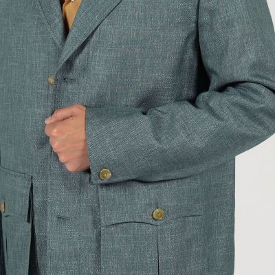 バンブーシルクコットン　サファリジャケット　ＨＡＶＡＮＡ　ＤＯＲＭＥＵＩＬ