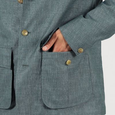 バンブーシルクコットン　サファリジャケット　ＨＡＶＡＮＡ　ＤＯＲＭＥＵＩＬ