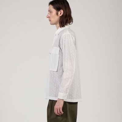 別注】GUY ROVER エンブロイダリー オーバーシャツ