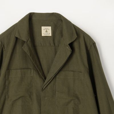 別注】GUY ROVER リネンレーヨン サファリシャツ