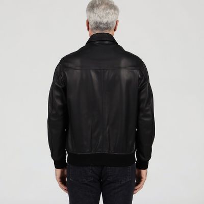 別注】EMMETI AKRON ラムレザー ブルゾン