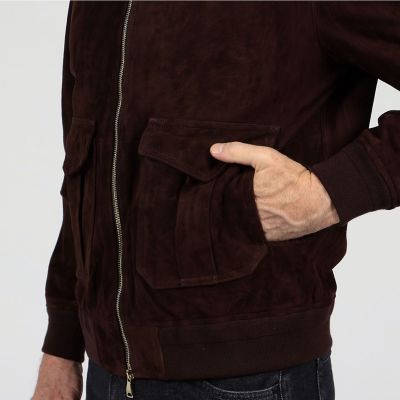 【定価22万】別注EMMETI AKRON ラムレザー ブルゾン 未使用品 別注】EMMETI AKRON ラムレザー ブルゾン