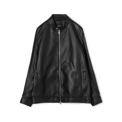 トゥモローランド　シングルライダースジャケット ラムレザー シングルブレステッド2Bジャケット | TOMORROWLAND