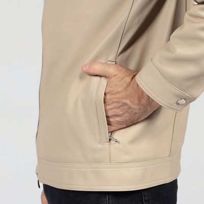 別注】 EMMETI ラムレザー シングルライダースブルゾン