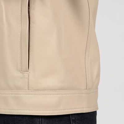 別注】 EMMETI ラムレザー シングルライダースブルゾン