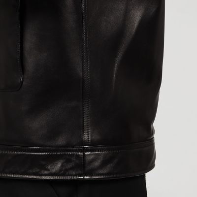 別注】EMMETI JAMES ラムレザー ムートン ブルゾン