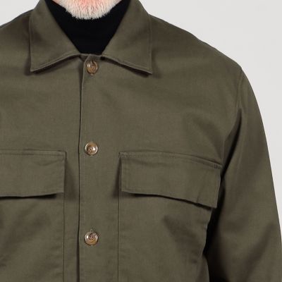 別注】GUY ROVER コットンツイル オーバーシャツ