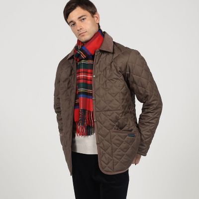 別注】LAVENHAM DENHAM ウールキルティングブルゾン V