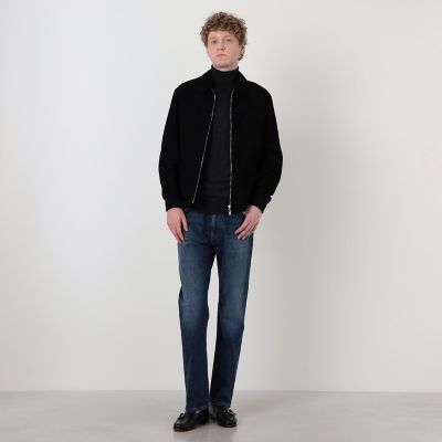 別注】EMMETI JETI ラムスエード ジップアップブルゾン