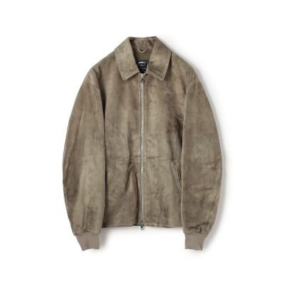 【明日まで限定価格】EMMETI✖️ TOMORROWLAND スエードジャケット 別注】EMMETI JETI ラムスエード ジップアップブルゾン