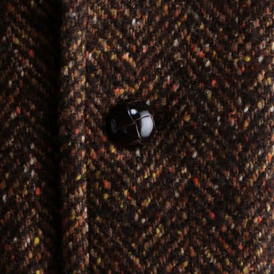 ウールツイード　ベルテッドステンカラーコート　ＭＯＥＳＳＭＥＲ