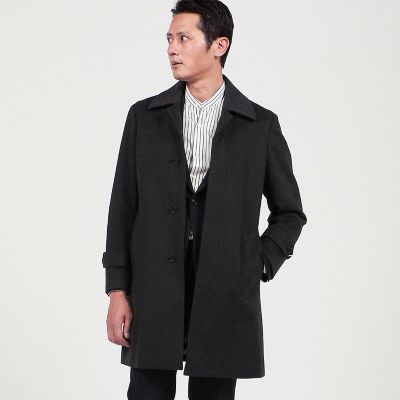 おしゃれ】 Loro Piana ロングコート ステンカラーコート cashmere100 ...