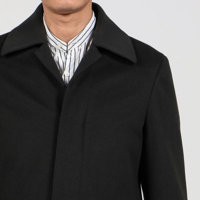 ウール　ステンカラーコート　Ｌｏｒｏ　Ｐｉａｎａ　Ｇｒｅｅｎ　Ｓｔｏｒｍ　Ｓｙｓｔｅｍ