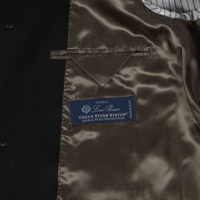 ウール　ステンカラーコート　Ｌｏｒｏ　Ｐｉａｎａ　Ｇｒｅｅｎ　Ｓｔｏｒｍ　Ｓｙｓｔｅｍ