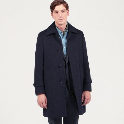 ウール ステンカラーコート Ｌｏｒｏ Ｐｉａｎａ Ｇｒｅｅｎ 