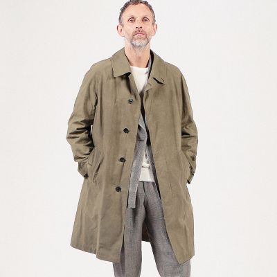 ライトワックスコットン　バルカラーコート