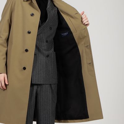 ウールコットンギャバジン　バルマカーンコート　ＴＲＥＮＣＨ