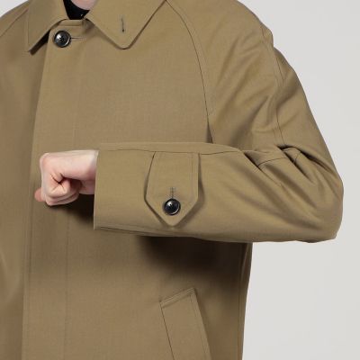 ウールコットンギャバジン　バルマカーンコート　ＴＲＥＮＣＨ