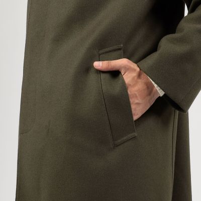 別注】MACKINTOSH DUNKELD ウールステンカラーコート