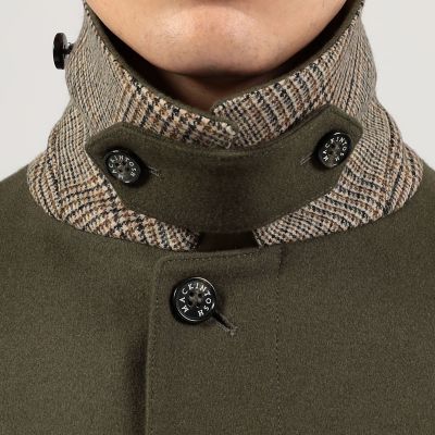 別注】MACKINTOSH DUNKELD ウールステンカラーコート