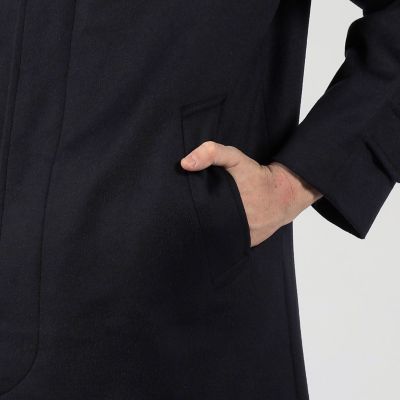 SUPER160'Sウール バルカラーコート | TOMORROWLAND (Men