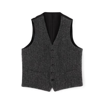 ウールツイード 5Bベスト Harris Tweed | TOMORROWLAND