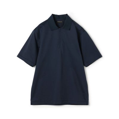 ＜TOMORROWLAND (Men)＞コットンポリエステル　ストレッチツイル　ジップアップポロシャツ