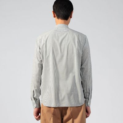 ＥＲＲＩＣＯ　ＦＯＲＭＩＣＯＬＡ　ウール　バンドカラーシャツ