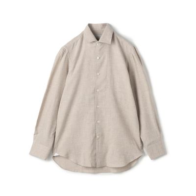 ＜TOMORROWLAND (Men)＞【別注】Ｍａｒｉａ　Ｓａｎｔａｎｇｅｌｏ　コットンウール　ワンピースカラーシャツ
