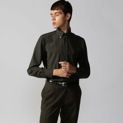 ＥＲＲＩＣＯ　ＦＯＲＭＩＣＯＬＡ　ウール　ボタンダウンシャツ　ＴＨＯＭ