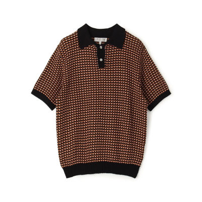 Raffa Molina コットン ニットポロ Sサイズ 別注】Raffa Molina コットン ニットポロシャツ