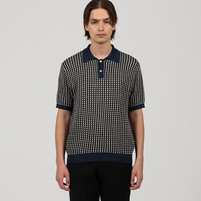 別注】Raffa Molina コットン ニットポロシャツ