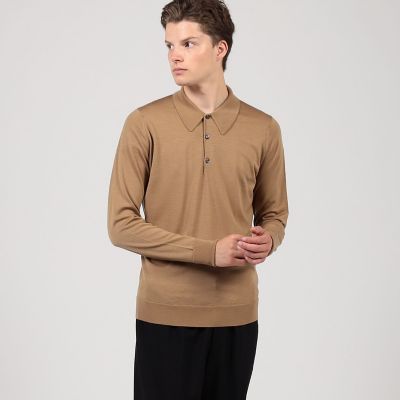 JOHN SMEDLEY DORSET 30Gウールニットポロ XSサイズ JOHN SMEDLEY 30G EASY FIT ウール ニット