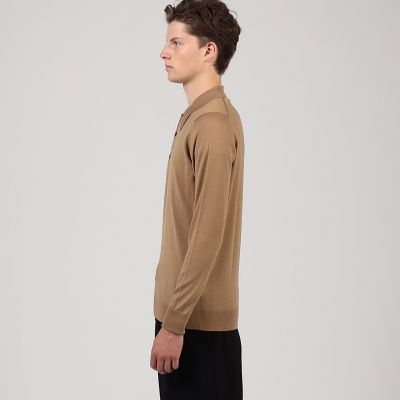 JOHN SMEDLEY コットン 30G ニットポロ ブラウン M JOHN SMEDLEY コットン 30G ニットポロ ブラウン M | ヤマダウェブコム
