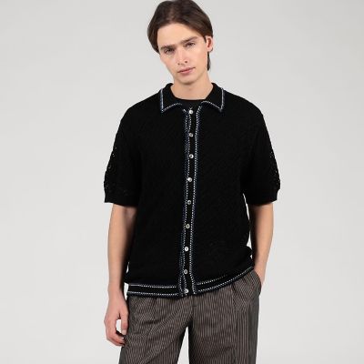 【別注】Raffa Molina コットンシャツ 別注】Raffa Molina コットン ニットシャツ | TOMORROWLAND