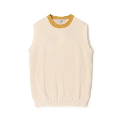 【別注】Ｒａｆｆａ　Ｍｏｌｉｎａ　コットン　クルーネック　ニットベスト
