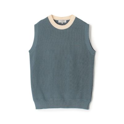 【別注】Ｒａｆｆａ　Ｍｏｌｉｎａ　コットン　クルーネック　ニットベスト