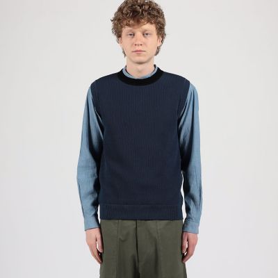 【別注】Ｒａｆｆａ　Ｍｏｌｉｎａ　コットン　クルーネック　ニットベスト