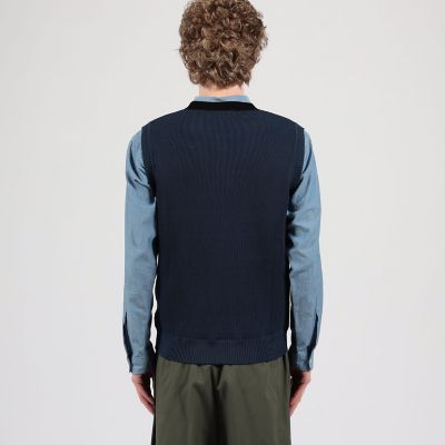 【別注】Ｒａｆｆａ　Ｍｏｌｉｎａ　コットン　クルーネック　ニットベスト