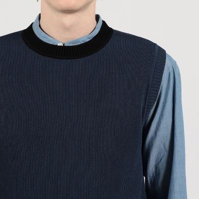 【別注】Ｒａｆｆａ　Ｍｏｌｉｎａ　コットン　クルーネック　ニットベスト