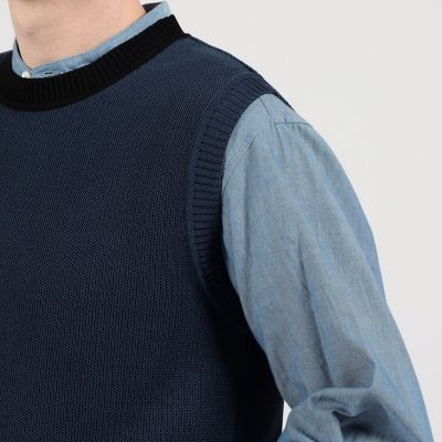 【別注】Ｒａｆｆａ　Ｍｏｌｉｎａ　コットン　クルーネック　ニットベスト