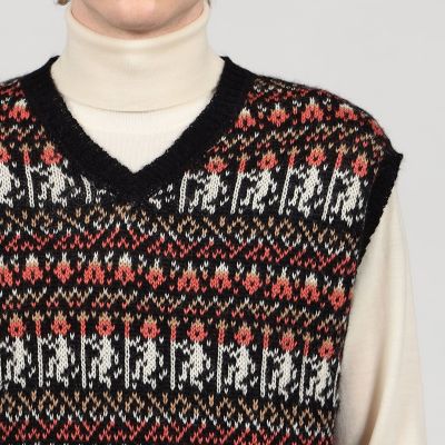 別注】Raffa Molina フェアアイル Vネック ニットベスト